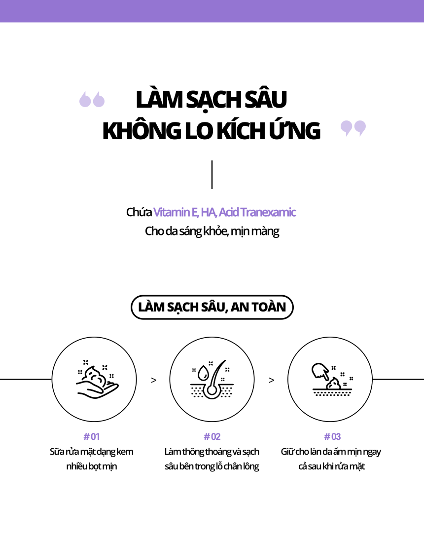 Sữa Rửa Mặt Trắng Da Vitamin E WHISIS Pure Esthetic Deep Clean Foam Cleansing 120ml
