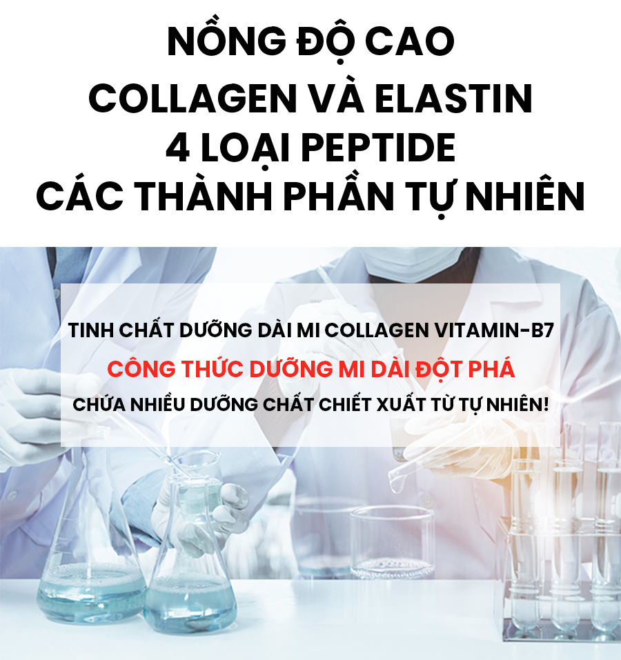 Tinh Chất Dưỡng Dài Mi WHISIS Collagen V-B7 Eyelash Volume Ampoule